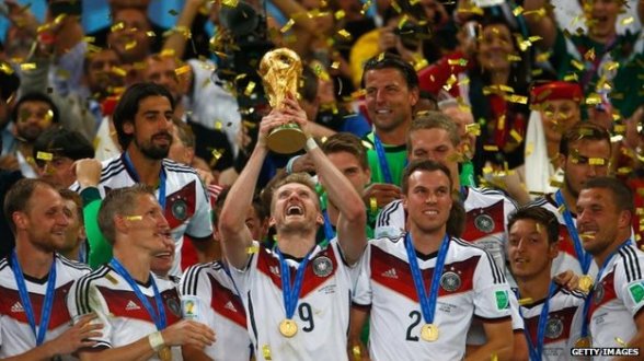 German football team - World Cup winners. Image courtesy of BBC News.com