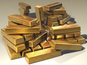Gold bars. Image courtesy of pixabay