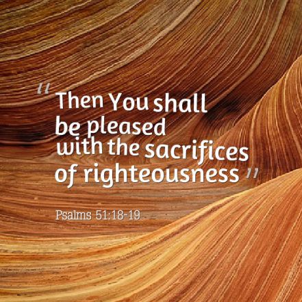 Please with sacrifice