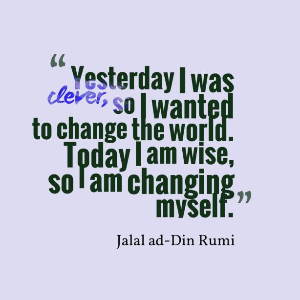 yesterday I was clever