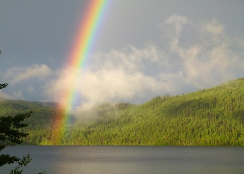I set My rainbow in the cloud, and it shall be for the sign of the covenant between Me and the earth. (Genesis 9:13)