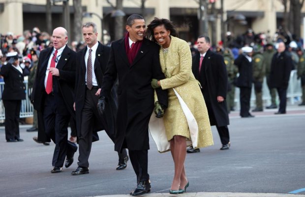 Barack and Michelle. Image source - Boston.com