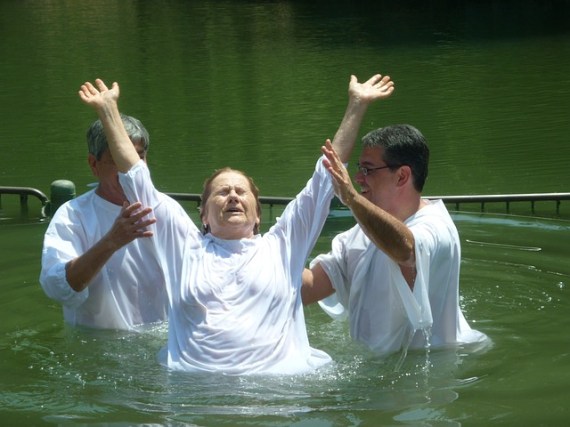 I indeed baptized you with water, but He will baptize you with the Holy Spirit.” (Mark 1:8)