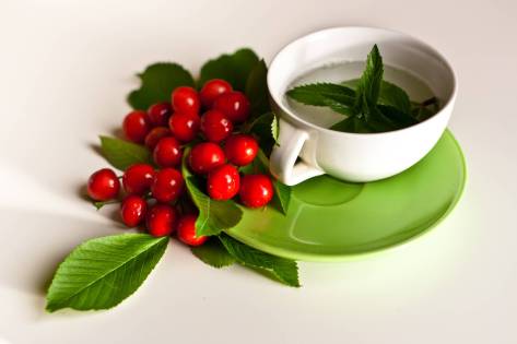 mint cherries